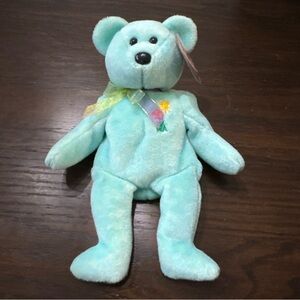 TY Beanie Baby - Ariel the Bear - Stuffed Animal Toy